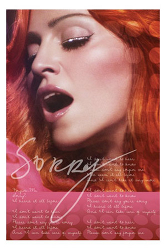 Madonna - Poster - Sorry