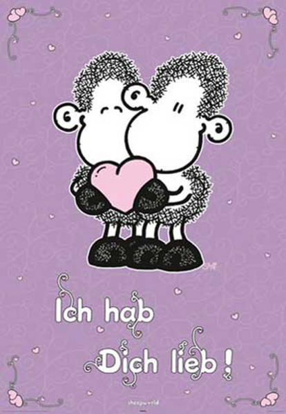 Sheepworld - Poster - ich hab Dich lieb