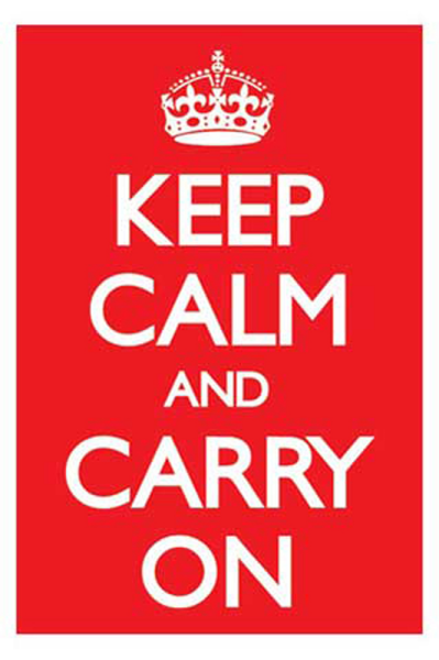 Fun - Poster - Keep Calm (Red)