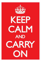 Fun - Poster - Keep Calm (Red)
