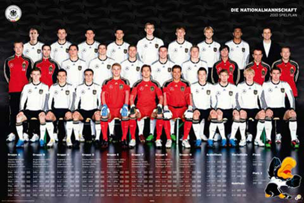 Fußball - Poster - DFB Natiolmannschaft 2010