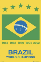 Fußball - Poster - Brazil