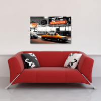 Las Vegas - Poster - Munson Diner colourlight Taxi