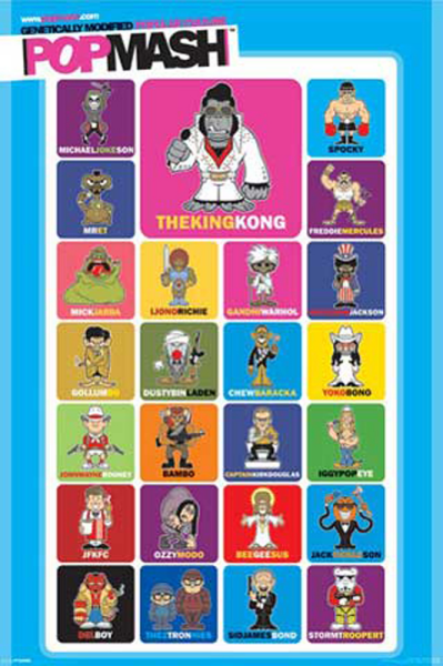Popmash - Poster - Characters