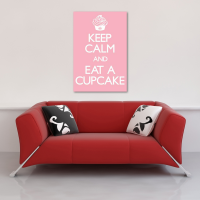 Keep Calm - Poster - And Eat A Cupcake