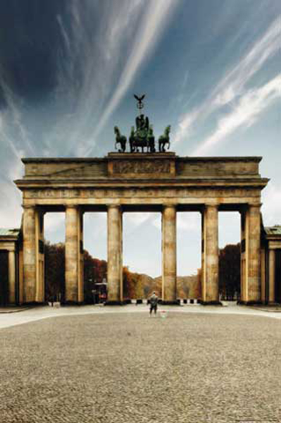 Deutsche Städte - Poster - Berlin - Brandenburger Tor - Tag