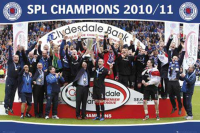 Fußball - Poster - Rangers - SPL Winners 10/11