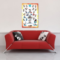 London 2012 - Poster - Olympics - Wenlock Poses