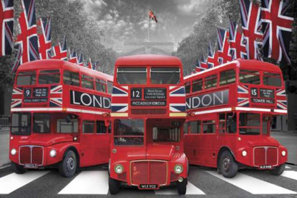 London - Poster - Palace Busses