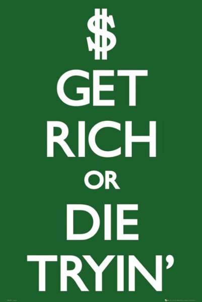 Keep Calm - Poster - Get Rich
