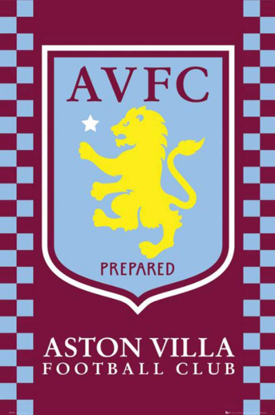 Fußball - Poster - Aston Villa, Logo