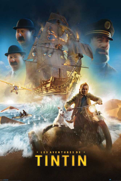 Tim und Struppi - Poster - International One Sheet French Version 2