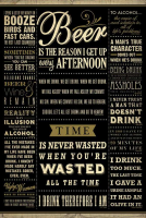 Beer - Poster - Drinking Quotes + Zusatzartikel