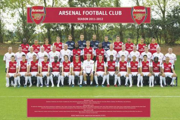 Fussball - Poster - Arsenal London - Team 11/12