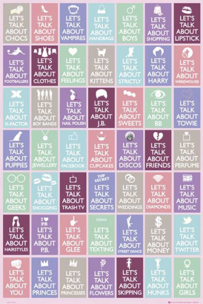 Keep Calm - Poster - And Talk About Girls