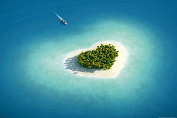 Strände - Poster - Heart Island