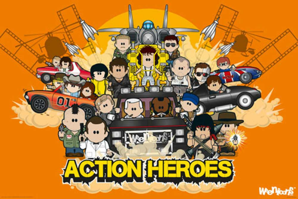 Weenicons - Poster - Action Heroes