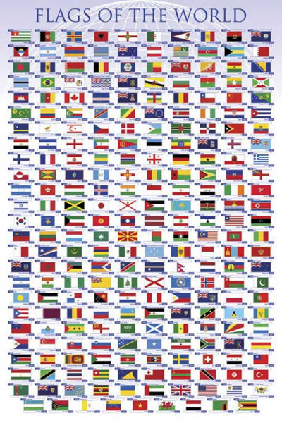 Educational - Bildung - Poster - Flags of the World