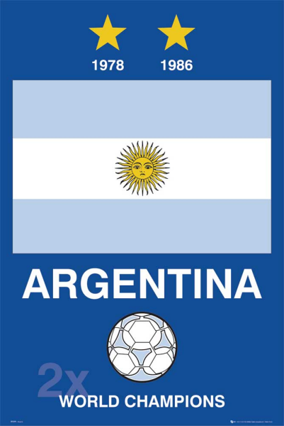 Fussball - Poster - Argentinien - Weltmeister