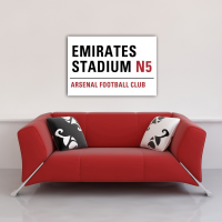 Fussball - Poster - Arsenal London - Street Sign