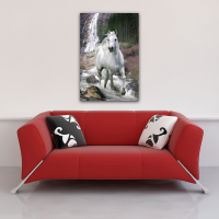 Langrish, Bob - Poster - Weißes Pferd