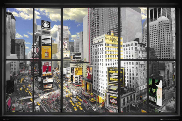 New York - Poster - Fensterblick 2