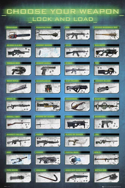 Gaming - Poster - Choose Your Weapon