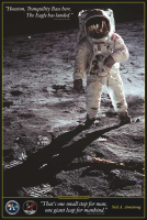 Educational - Bildung - Poster - Walk on the Moon Mond