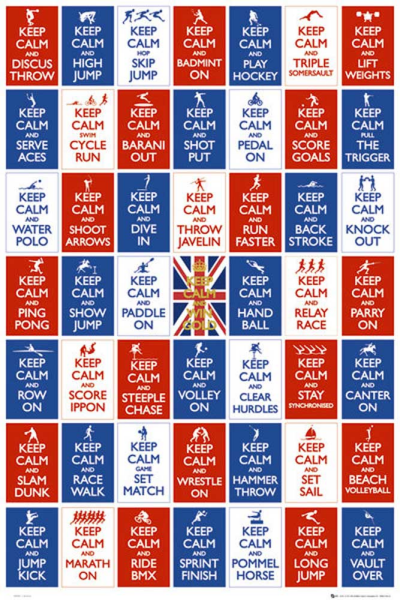 Keep Calm - Poster - And Win Gold