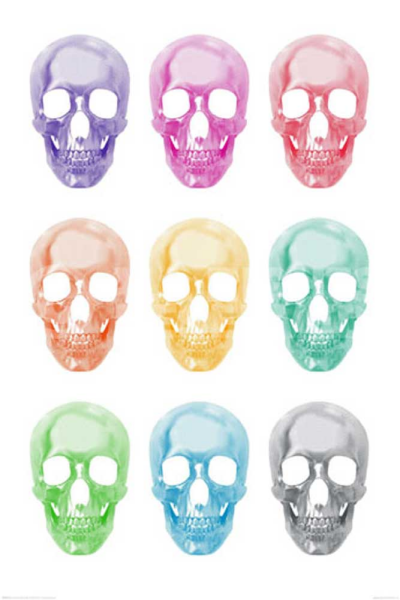 Skulls - Poster - Pop Art