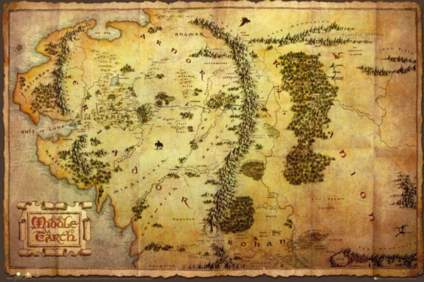 Hobbit, The - Poster - Map