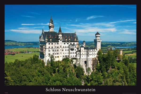 Schloss Neuschwanstein - Poster - Märchenschloss