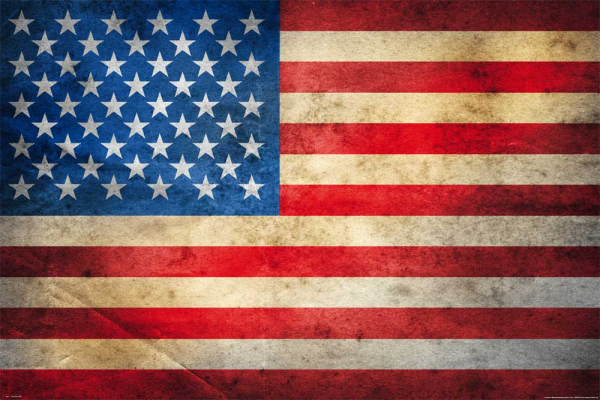 Länderflaggen - Poster - United States of America