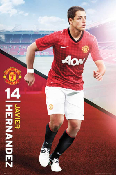 Fußball - Poster - Manchester United - Hernandez 12/13