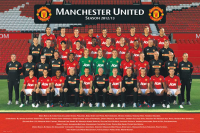Fußball - Poster - Manchester United - Team 12/13