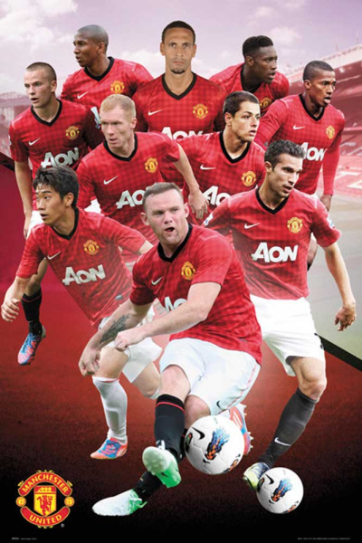 Fußball - Poster - Manchester United - Players 12/13