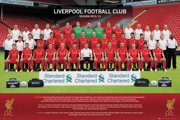 Fußball - Poster - Liverpool - Team Photo 12/13