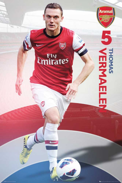 Fußball - Poster - Arsenal - Vermaelen 12/13
