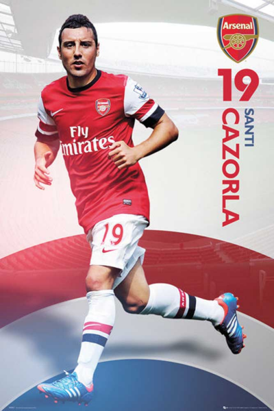 Fußball - Poster - Arsenal - Cazorla 12/13