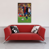 Fußball - Poster - Barcelona - Iniesta 12/13