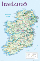 Landkarten Ireland - Poster - Map 2012