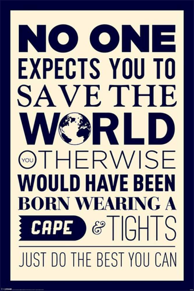 Motivational - Poster - Save The World