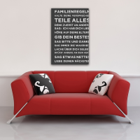 Motivational - Poster - Familienregeln