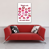 Motivational - Poster - Vergiss nie wie man küsst