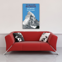 Motivational - Poster - Ich sage ja nicht daß es leicht wird #3