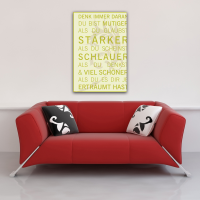 Motivational - Poster - Denk immer daran