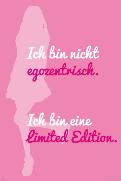 Motivational - Poster - Ich bin nicht egozentrisch