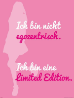 Motivational - Poster - Ich bin nicht egozentrisch