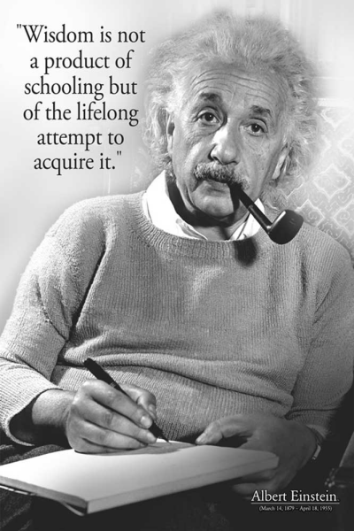 Einstein, Albert - Poster - Wisdom Quote
