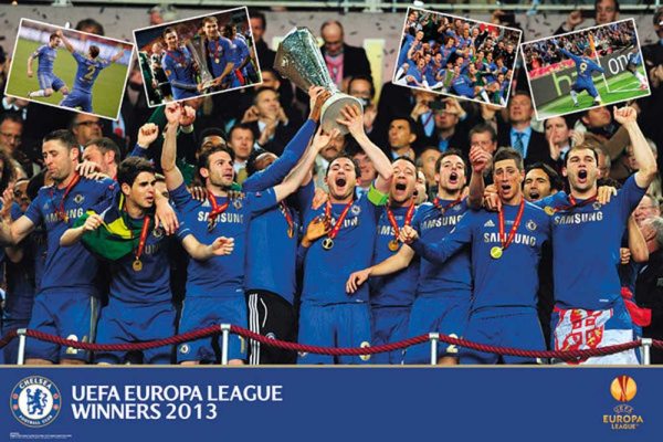 Fußball - Poster - Chelsea - Europa League 2013